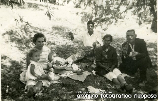 1956 pic-nic in campagna